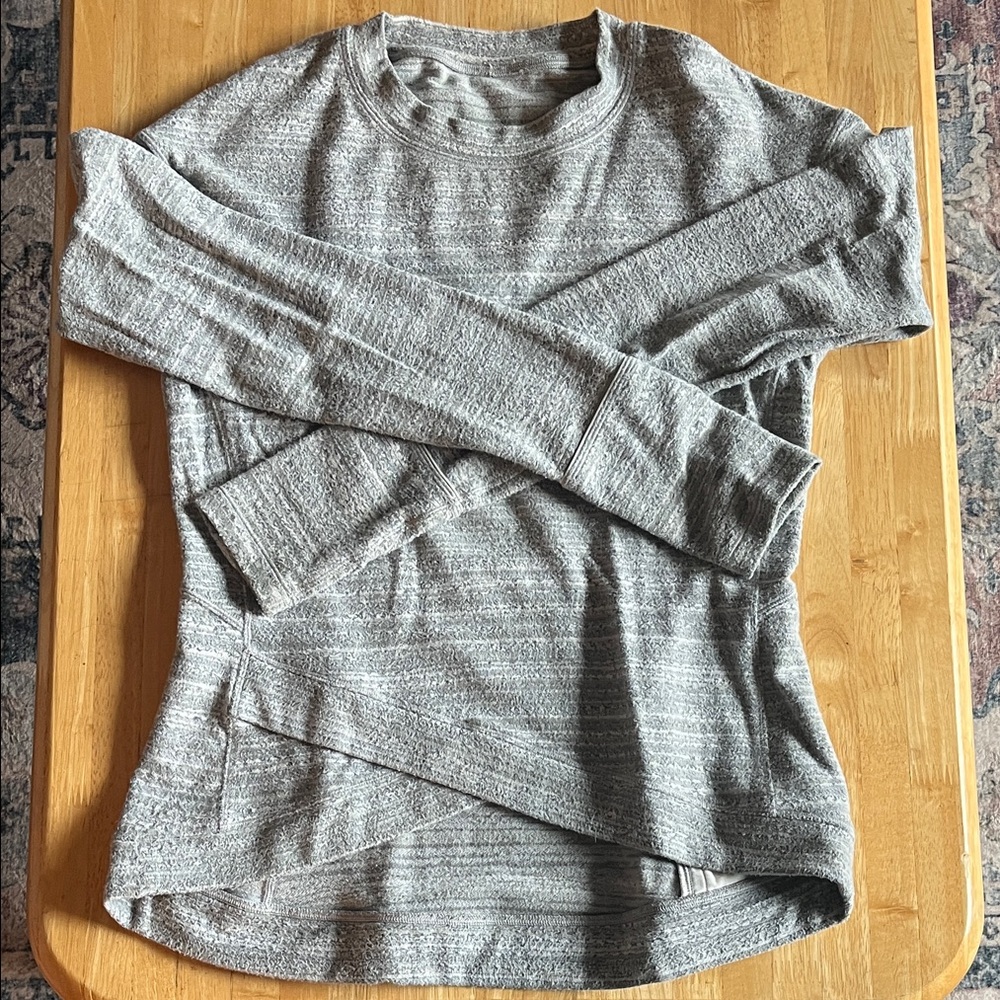 lululemon athletica Gray Sweatshirt